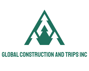 Green - Mountain Peak Forest logo design