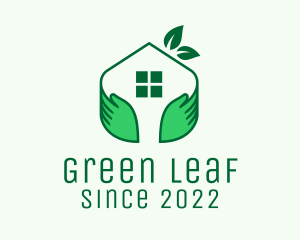 Leaf House Real Estate  logo design