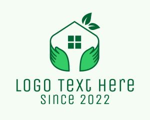 Apartment - Leaf House Real Estate logo design