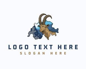 Fauna - Swiss Ibex Animal logo design