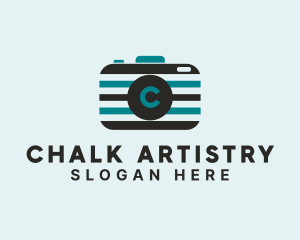 Photography Camera Vlogger logo design