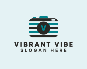 Photography Camera Vlogger logo design