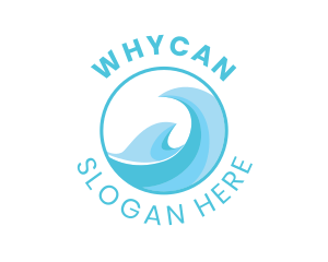 Modern Water Wave Logo