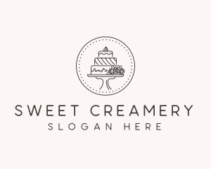 Dessert Cake Pastry logo design