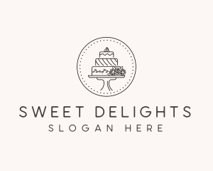 Dessert Cake Pastry logo design