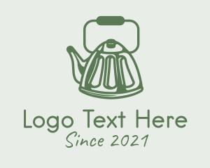 Heater - Kitchen Kettle Outline logo design