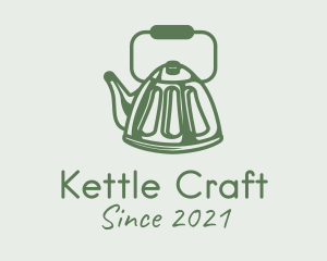 Kettle - Kitchen Kettle Outline logo design