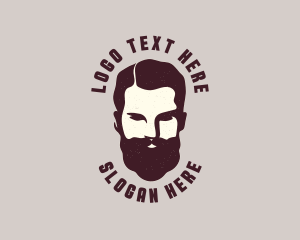 Male - Male Beard Barbershop logo design