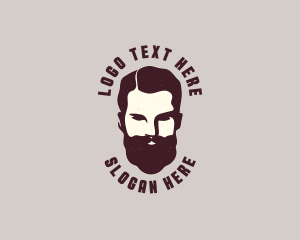 Menswear - Male Barber Beard logo design