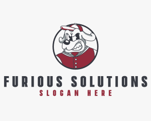 Angry - Angry Varsity Dog logo design