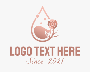 Zen - Rose Essential Oil logo design