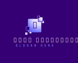 Square Tech Pixel logo design