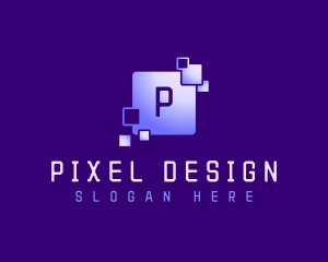 Graphics - Square Tech Pixel logo design