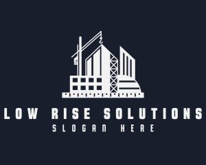 Building Construction Crane logo design