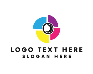 Pictorial - Photography Camera Lens logo design