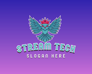 Streamer - Owl Game Streamer logo design