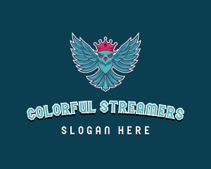 Owl Game Streamer  logo design