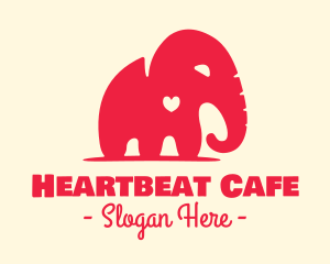 Heart - Red Elephant Heart logo design