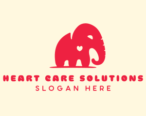 Elephant Zoo Wildlife logo design