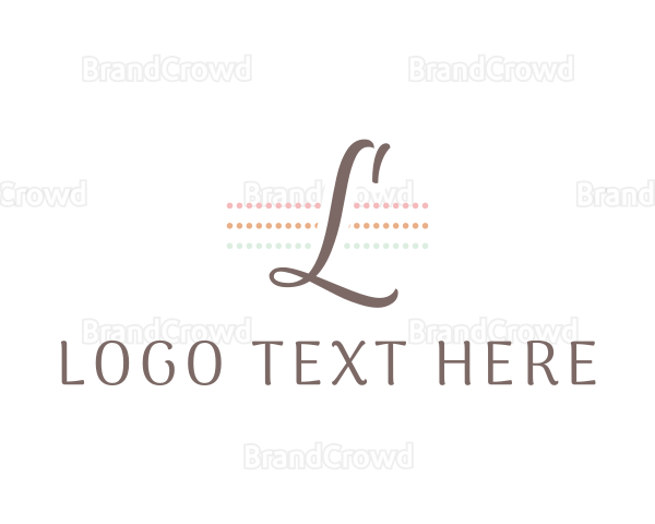 Feminine Elegant Script Logo