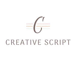 Feminine Elegant Script logo design