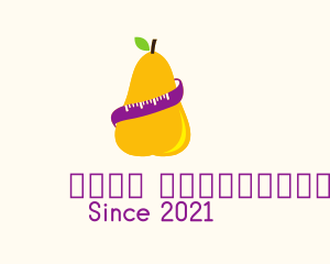 Weight Loss - Pear Fruit Diet logo design