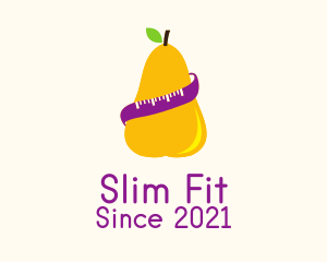 Weight Loss - Pear Fruit Diet logo design