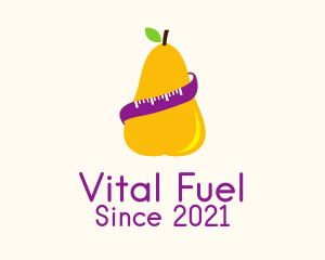 Nutritious - Pear Fruit Diet logo design