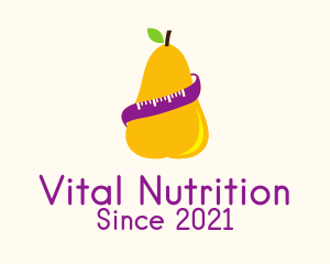 Pear Fruit Diet  logo design