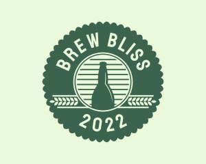 Brew - Hipster Brewery Beer logo design