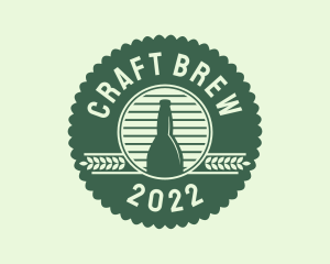 Beer - Hipster Brewery Beer logo design
