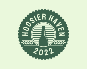 Hipster Brewery Beer logo design