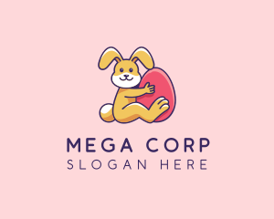 Big - Big Easter Bunny Egg logo design