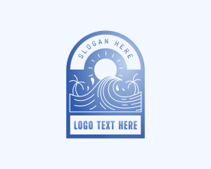 Coast - Summer Beach Resort logo design