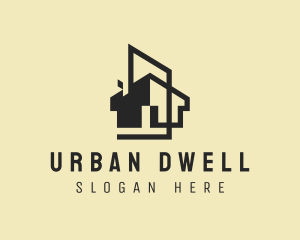 Apartment - Home Apartment Building logo design