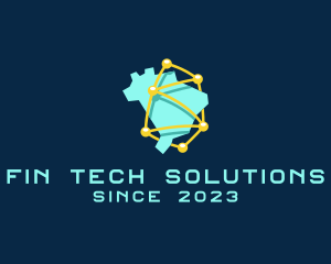 Brazil Tech Network  logo design