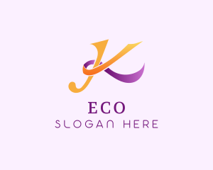 Elegant Stylish Ribbon Logo