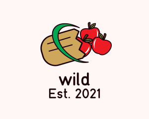 Marketplace - Apple Grocery Bag logo design