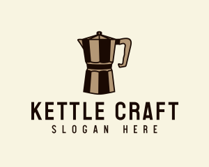 Kettle - Coffee Maker Appliance logo design