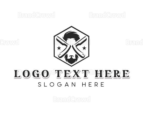 Razor Beard Barbershop Logo