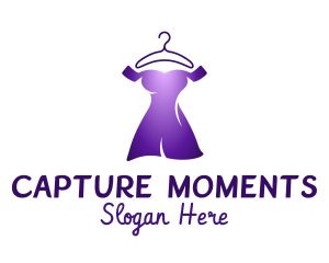 Dress - Purple Formal Dress logo design