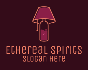 Spirits - Wine Lampshade Bar logo design