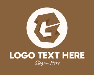 Indigenous - Brown Letter G logo design