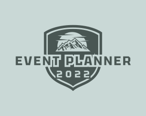 Adventure - Mountain Hiking Adventure logo design