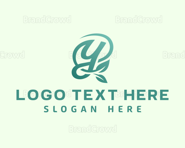 Organic Boutique Letter Y Logo