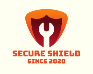 Safety - Wrench Maintenance Shield logo design