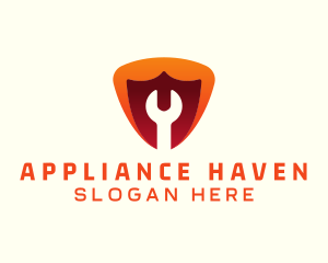 Appliances - Wrench Maintenance Shield logo design