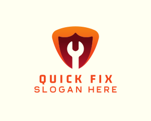 Wrench Maintenance Tool logo design