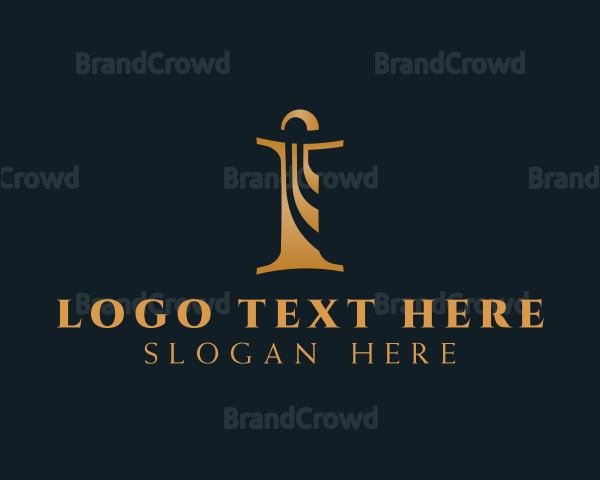 Gold Elegant Boutique Logo