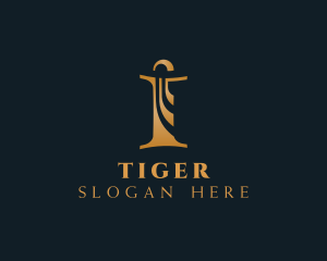 Letter Jl - Gold Elegant Boutique logo design